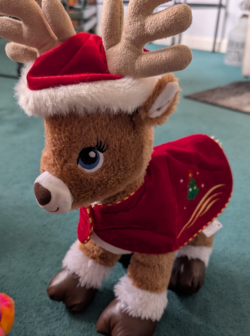 Build A Bear 18in Plush Sparkle Christmas Reindeer